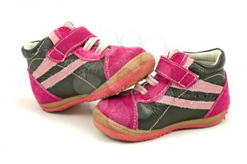 Royalty Free Photo of a Pair of Baby Shoes