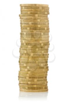 Royalty Free Photo of a Stack of Coins