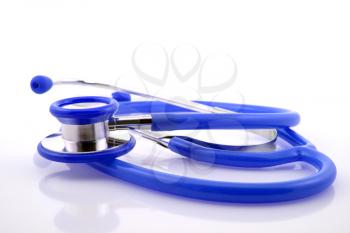 Royalty Free Photo of a Blue Stethoscope