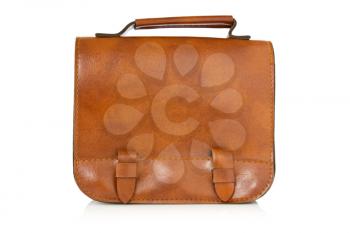 Royalty Free Photo of a Brown Leather Bag
