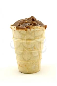 Royalty Free Photo of a Chocolate Ice Cream Cone