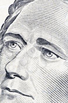 Royalty Free Photo of Alexander Hamilton's Ten Dollars Portrait