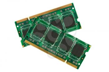 Royalty Free Photo of Two Computer Memory Modules