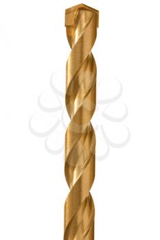 Royalty Free Photo of a Golden Drill Bit