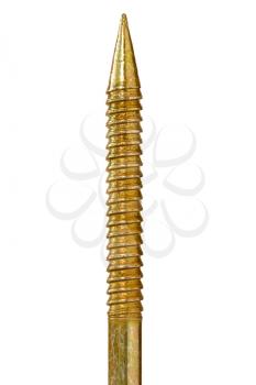 Royalty Free Photo of a Golden Screw