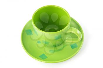 Royalty Free Photo of a Green Coffee Cup