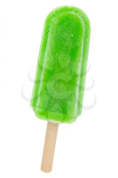 Royalty Free Photo of a Green Kiwi Popsicle