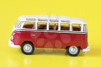 Royalty Free Photo of a Red Bus