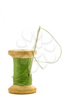Royalty Free Photo of a Needle and Spool