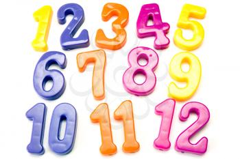Royalty Free Photo of Plastic Numbers
