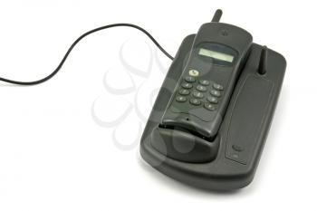 Royalty Free Photo of an Old Cordless Phone
