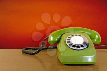 Royalty Free Photo of an Old Telephone