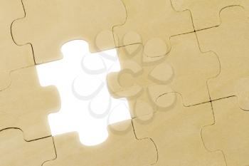 Royalty Free Photo of a Wooden Puzzle