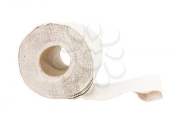 Royalty Free Photo of a Roll of Toilet Paper