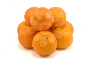 Royalty Free Photo of a Pile of Tangerines
