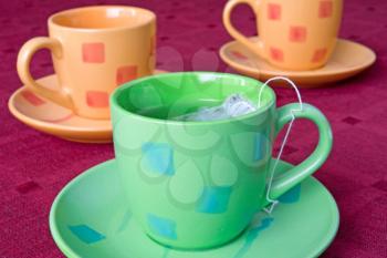 Royalty Free Photo of Teacups