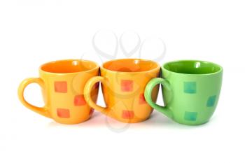 Royalty Free Photo of Three Coffee Cups
