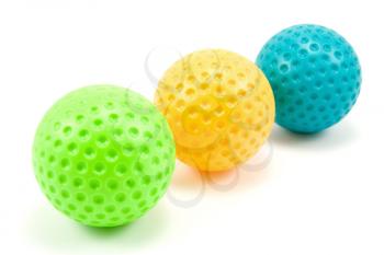Royalty Free Photo of Three Golf Balls