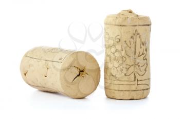 Royalty Free Photo of Corks From Wine Bottles