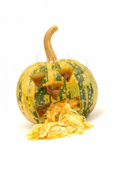 Royalty Free Photo of a Vomiting Pumpkin