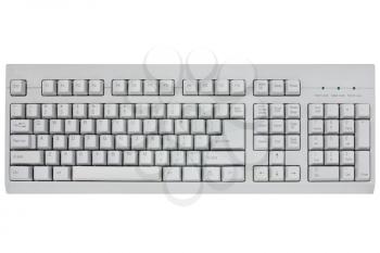  computer keyboard isolated on a white background 