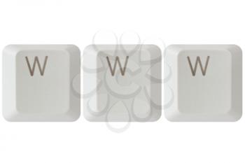www word making from a computer keyboard 