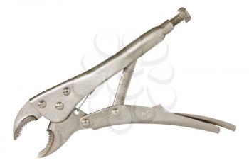  locking pliers isolated on a white background 