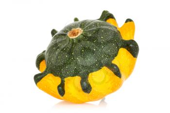 Fancy pumpkin  isolated on a white background