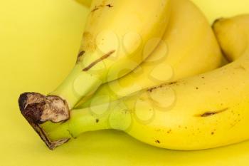  Natural bunch of banana close-up view