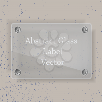 Royalty Free Clipart Image of an Abstract Sign