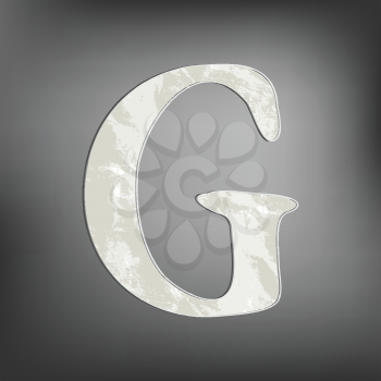 Royalty Free Clipart Image of the Letter G