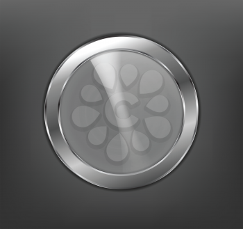 Royalty Free Clipart Image of a Button