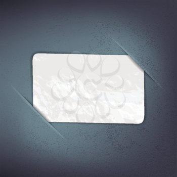 Royalty Free Clipart Image of a Blank Card