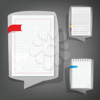 Royalty Free Clipart Image of Noetpads