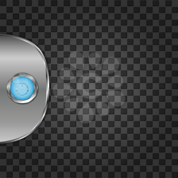 Royalty Free Clipart Image of a Power Button Background