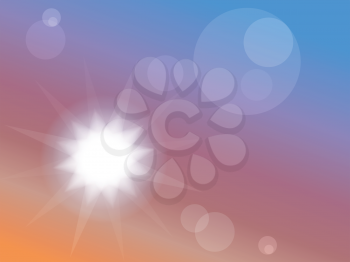 Royalty Free Clipart Image of a Sunshine Background
