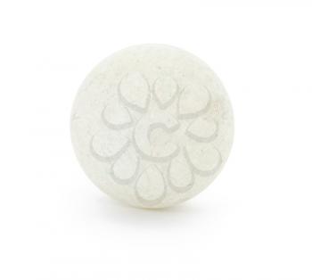 Ping pong ball on white