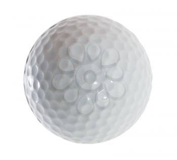 Golf ball isolated on white background