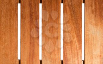 Wooden fence on white background