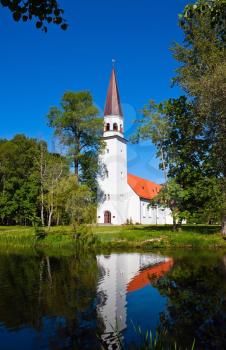 Lutheran church in Sigulda, Latvia