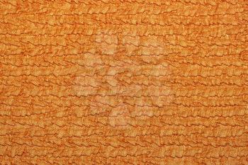 Orange curtain fabric texture