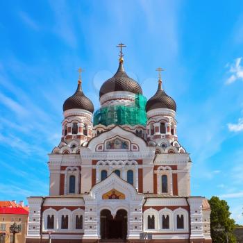 Alexander Nevsky orthodox church in Tallinn, Estonia