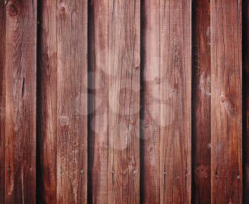Wooden boards brown background
