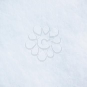 Delicate snow surface in winter
