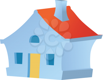 Royalty Free Clipart Image of a House