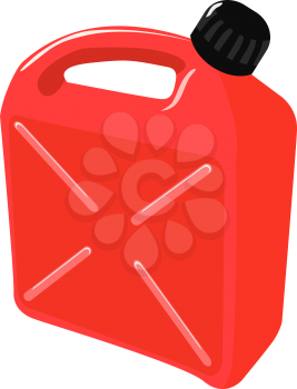 Royalty Free Clipart Image of a Gasoline Can