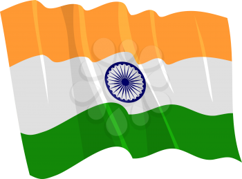 Royalty Free Clipart Image of the India