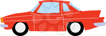 vector illustration of vintage cars