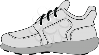vector illustration of sports shoes