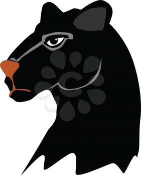 silhouette of panther